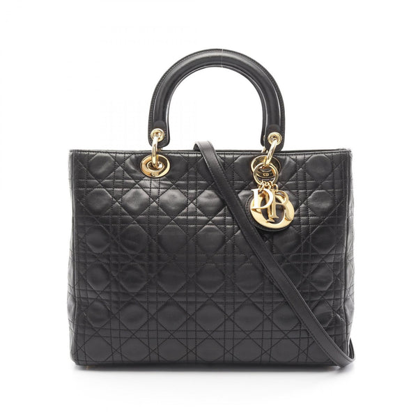 Christian Dior Lady Dior Leather Handbag