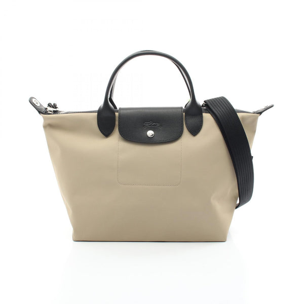 Longchamp Le Pliage Energy Canvas Leather 2way Tote Bag