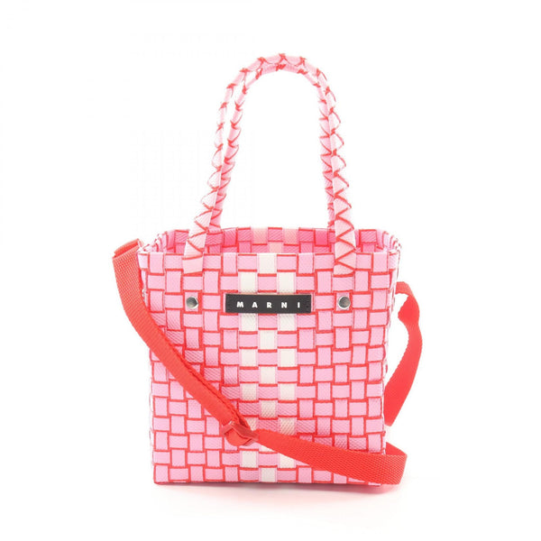 Marni M01489M00IW0MC63 Leather Polypropylene Handbag