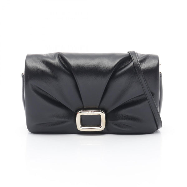 Roger Vivier Viv Shock Leather Shoulder Bag