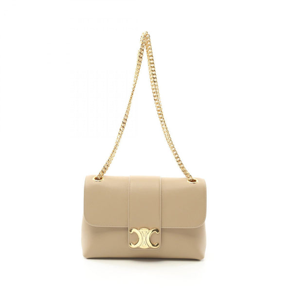 Celine Victoire Leather Shoulder Bag