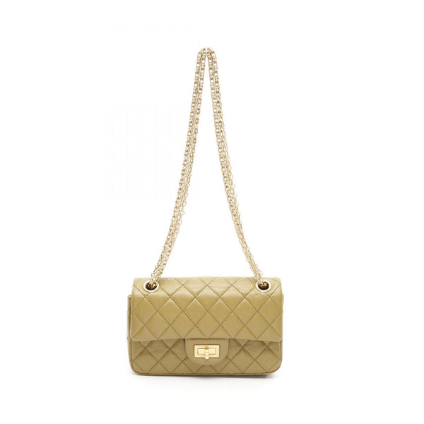 Chanel 2.55 Matelasse Calfskin Shoulder Bag