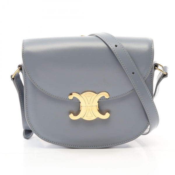 Celine Teen Buzas Triomphe Leather Shoulder Bag