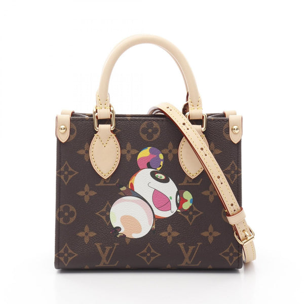 Louis Vuitton LV × Takashi Murakami OnTheGo BB Monogram Coated Canvas 2way Bag Limited