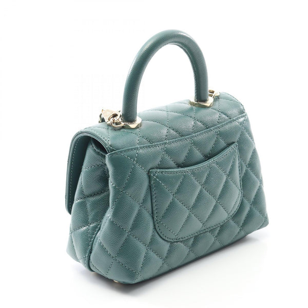 Chanel Coco Handle Grained Calfskin Handbag