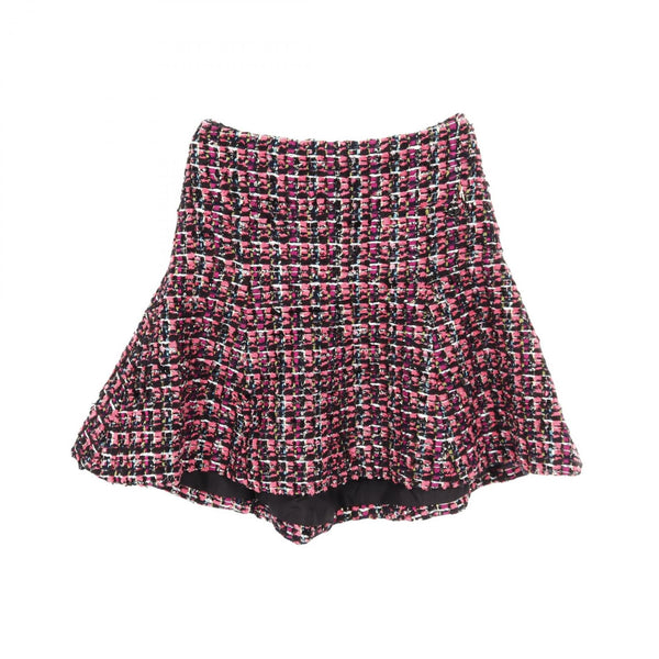 Chanel Tweed Wool Cotton Nylon Skirt
