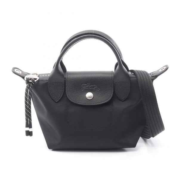 Longchamp Le Pliage Energy Canvas Leather 2way Bag