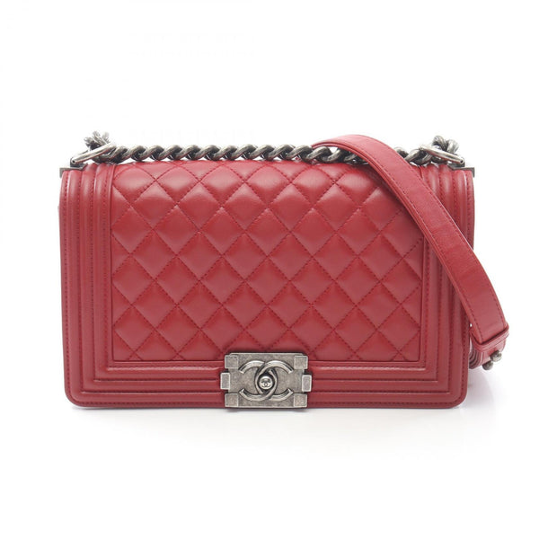 Chanel Boy Chanel Lambskin Shoulder Bag