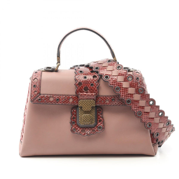 Bottega Veneta Small Piazza Leather Handbag