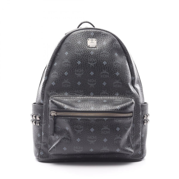 MCM Visetos Coated Canvas Leather Backpack
