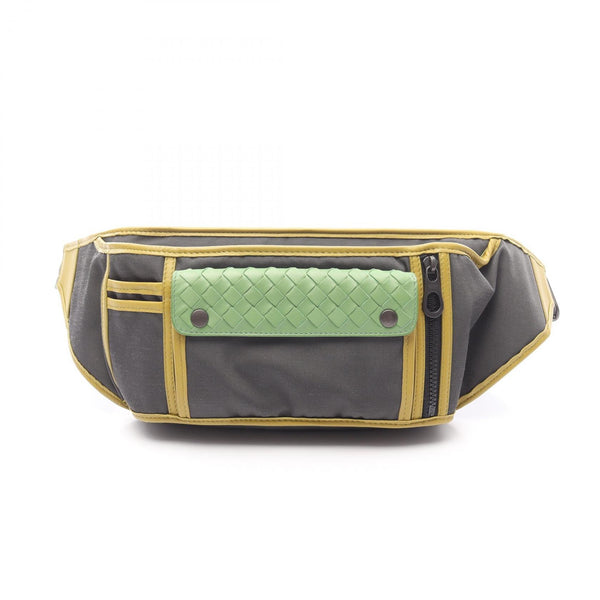 Bottega Veneta Intrecciato Canvas Leather Waist Bag