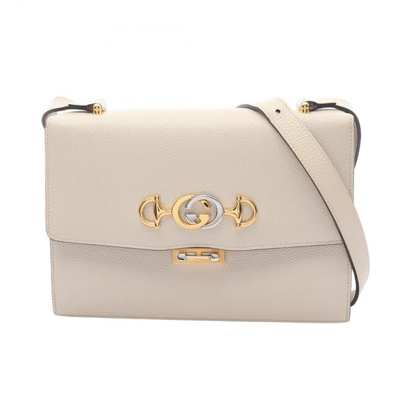 Gucci Zumi Leather Shoulder Bag