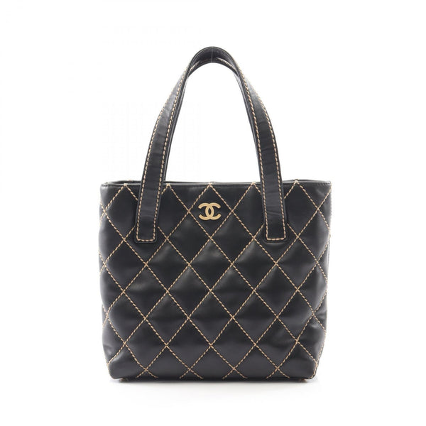 Chanel Wild Stitch Calfskin Tote Bag