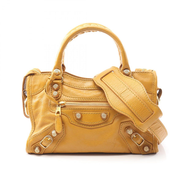 Balenciaga Giant Mini City Leather Handbag