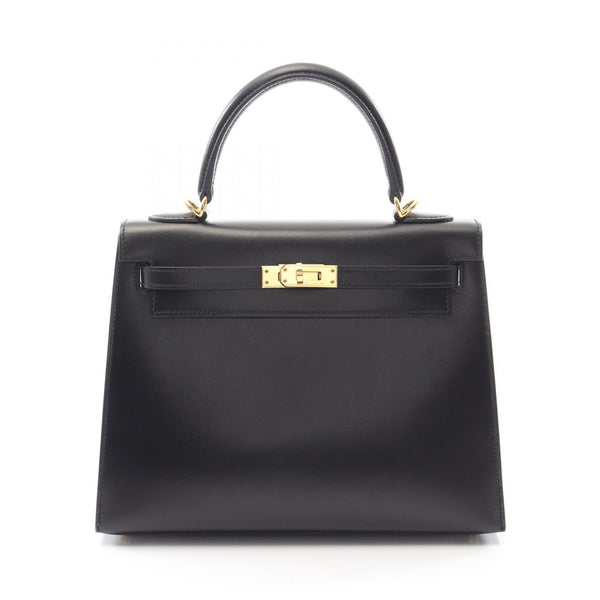Hermes Kelly 25 Box Calf Handbag