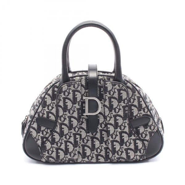 Dior Double Saddle Trotter Canvas Leather Handbag