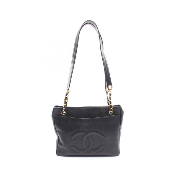 Chanel Coco Mark Grained Calfskin Tote Bag