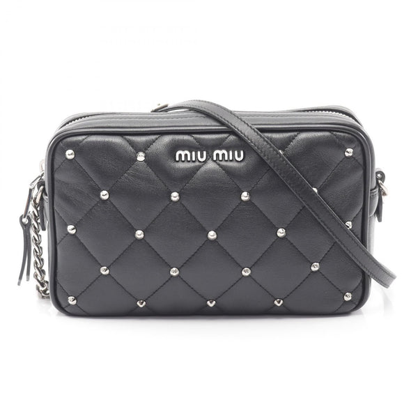 Miu Miu 5BH118 Leather Shoulder Bag