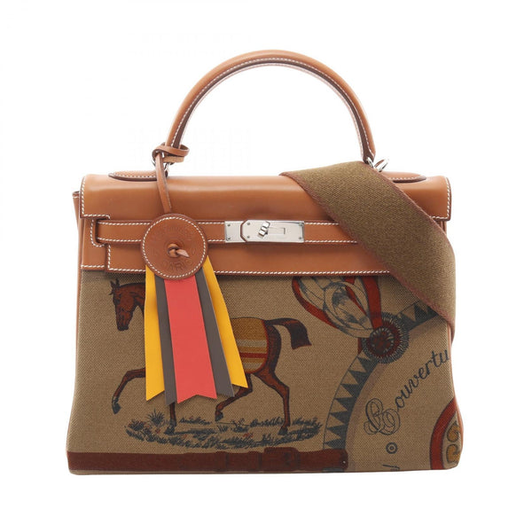 Hermes Kelly 32 Barenia Toilécuvel Handbag