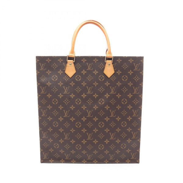 Louis Vuitton Sac Plat Monogram Coated Canvas Tote Bag