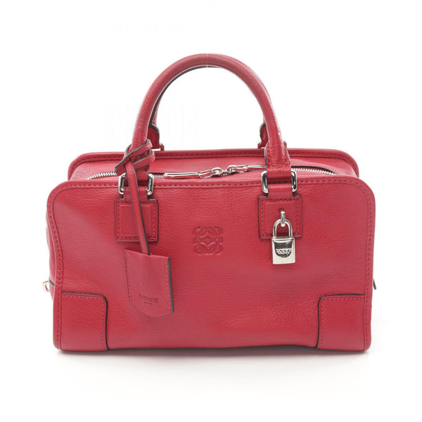 Loewe Leather Amazona 28 Handbag Red