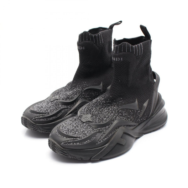 Fendi Flow Fabric High Top Sneakers
