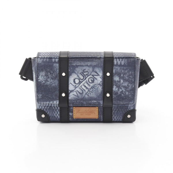 Louis Vuitton Trunk Sling Bag Damier Salt Coated Canvas Waist Bag