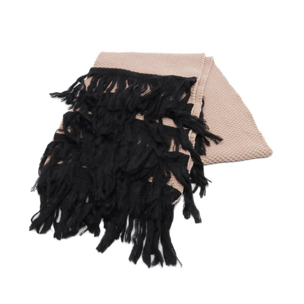 Les Copains Wool Mohair Scarf Pink/Black