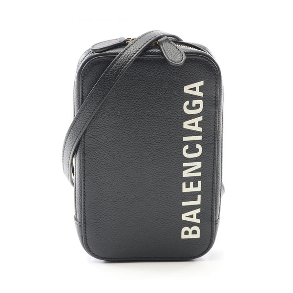 Balenciaga CASH ZIP PHONE HOLDER Calfskin Shoulder Bag