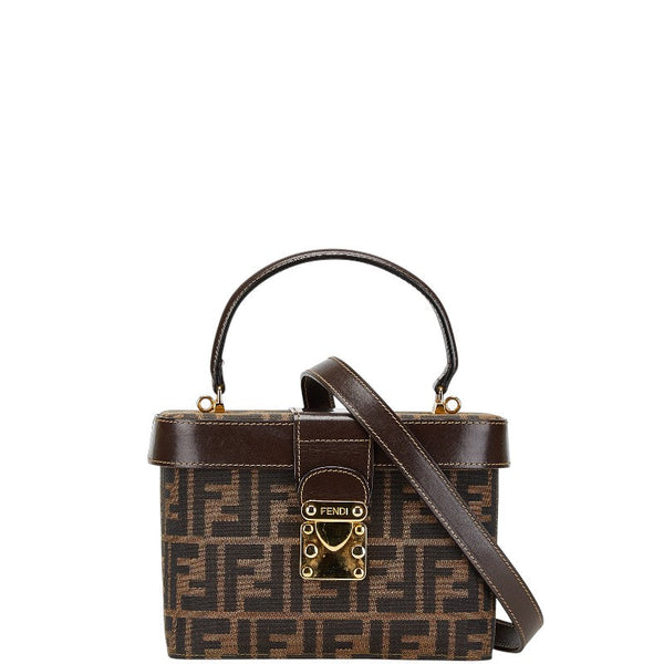 Fendi Zucca Canvas Leather 2way Bag
