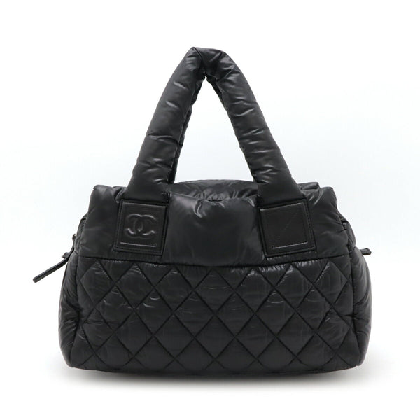 Chanel Nylon Leather Coco Cocoon Handbag A48619