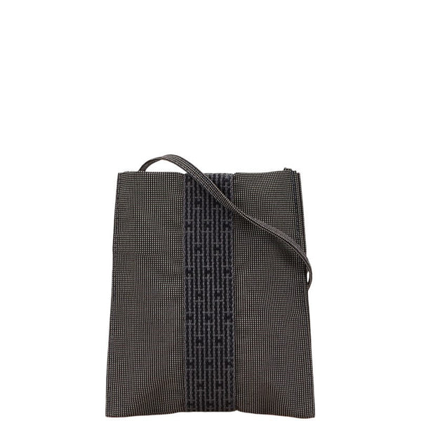 Hermes Herline Canvas Shoulder Bag