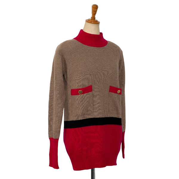 Chanel Cashmere Bicolor Sweater