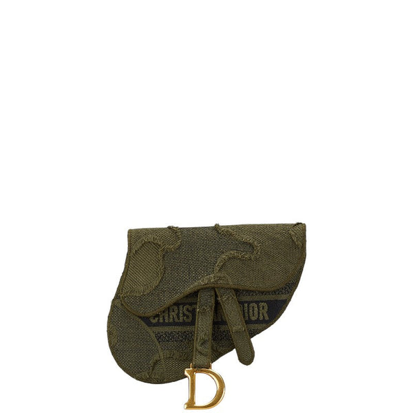 Dior Saddle Bag Canvas Shoulder Bag
