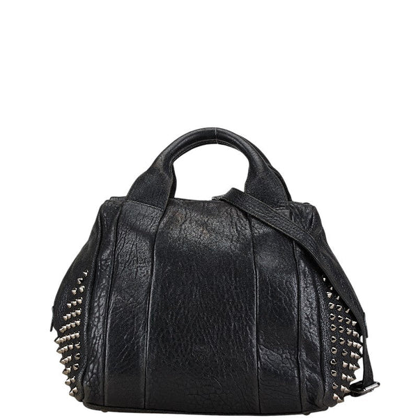 MCM Studs Leather 2way Bag