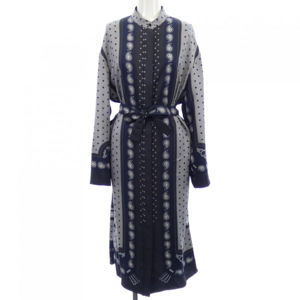 Hermes HARNAIS DE COUR Twillene Silk Dress