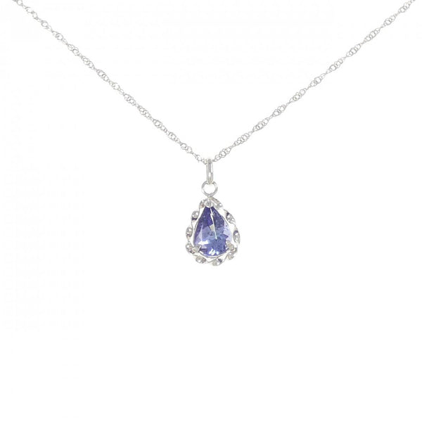 K18WG Tanzanite Necklace