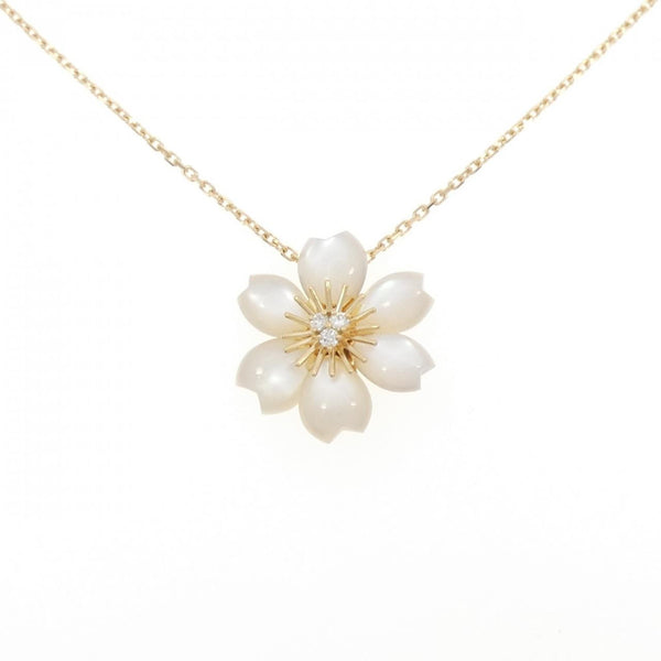 Van Cleef & Arpels Rose de Noël Au750 Necklace