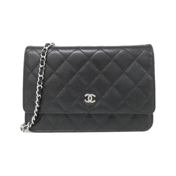 Chanel Timeless Classic Caviar Wallet on Chain