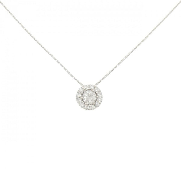 Pt900 Pt850 Diamond Necklace