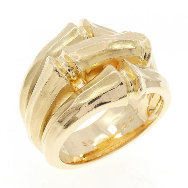 Cartier Bamboo Au750 Ring Size 16