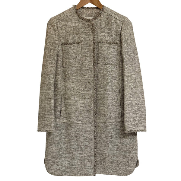 Missoni Linen Blend Lame Tweed Coat