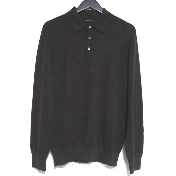 Ermenegildo Zegna CASHSETA LIGHT Cashmere Silk Knit Polo Shirt