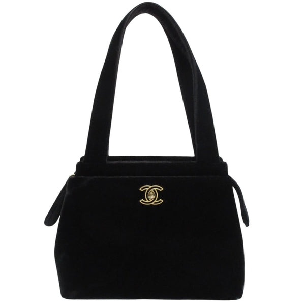 Chanel Coco Mark Velour Handbag