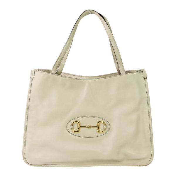 Gucci Horsebit Leather Tote Bag