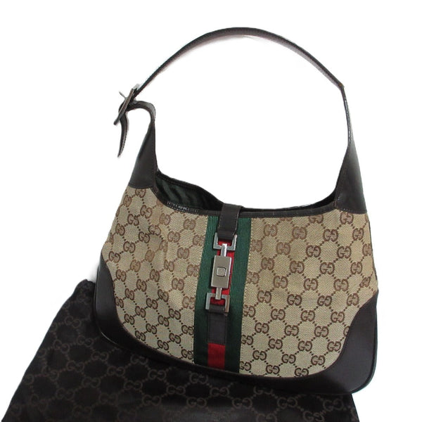 Gucci Jackie GG Canvas Shoulder Bag