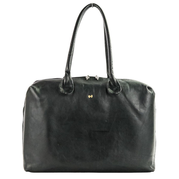 mina perhonen matka bag Cow Leather Boston Bag