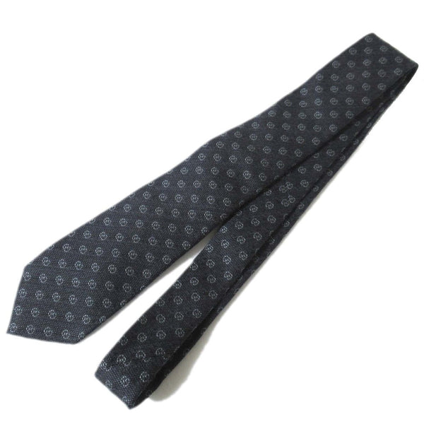 Gucci GG Pattern Silk Wool Tie