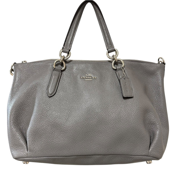Coach Alie Pebbled Leather 2way Handbag