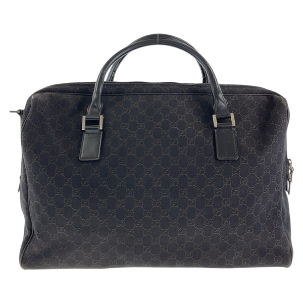Gucci 196356 GG Canvas/Leather Boston Bag